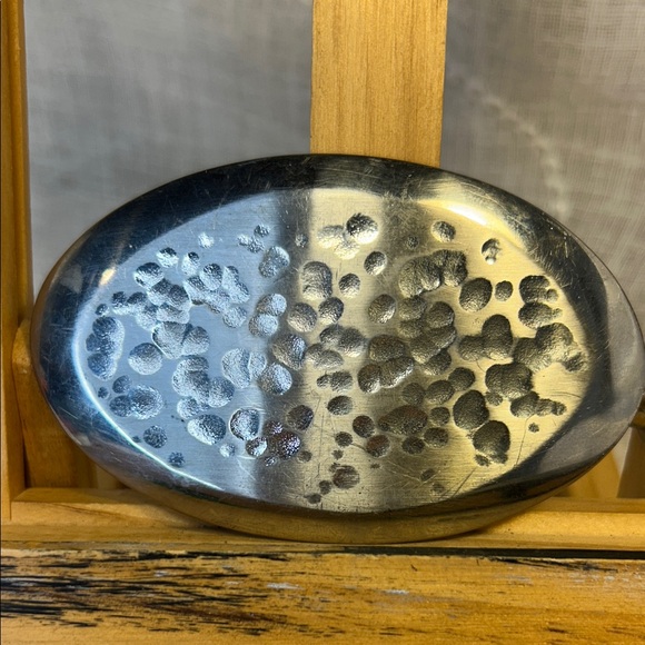 Handmade Other - Abstract Silver colored handmade belt buckle made